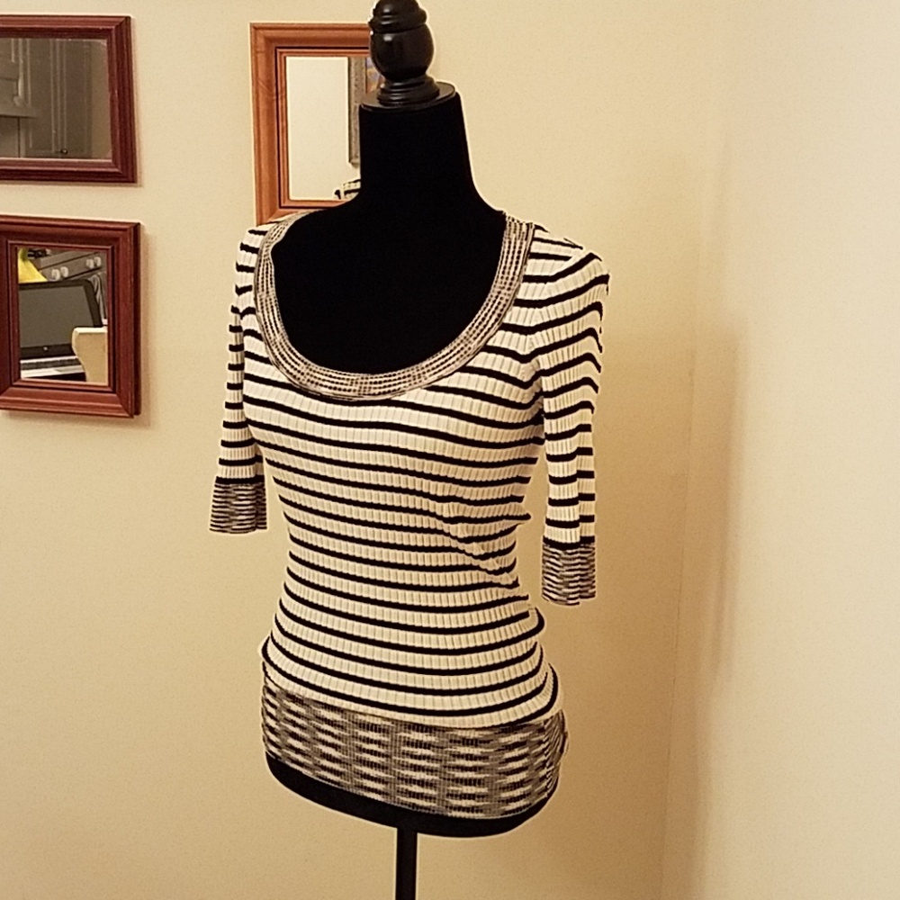 CACHE Striped Top